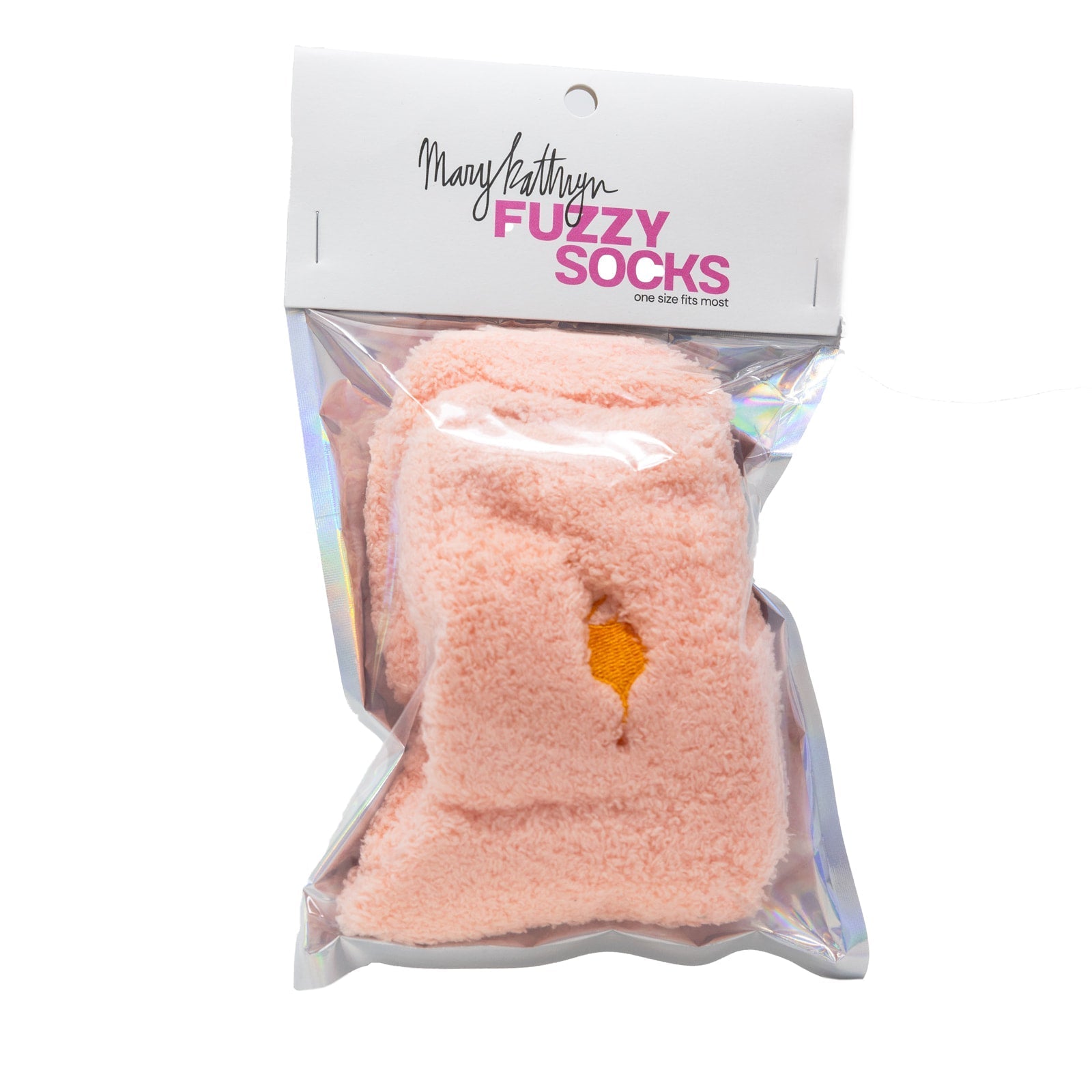 Aperol Spritz Fuzzy Socks - Sugar Mama Shimmer