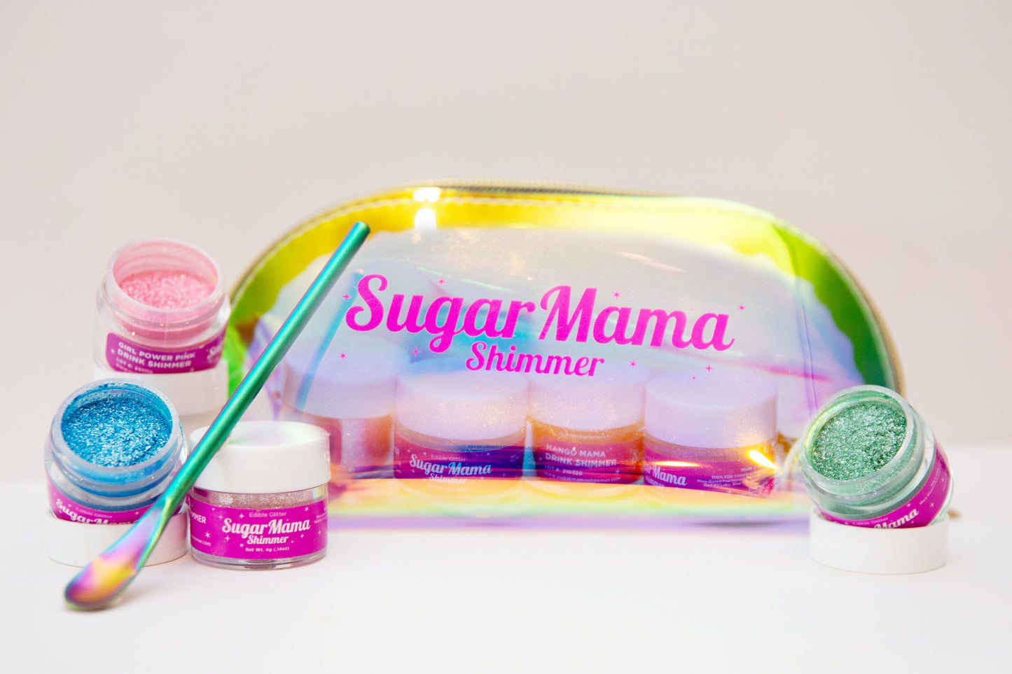 Shimmer Zipper Pouch - Sugar Mama Shimmer