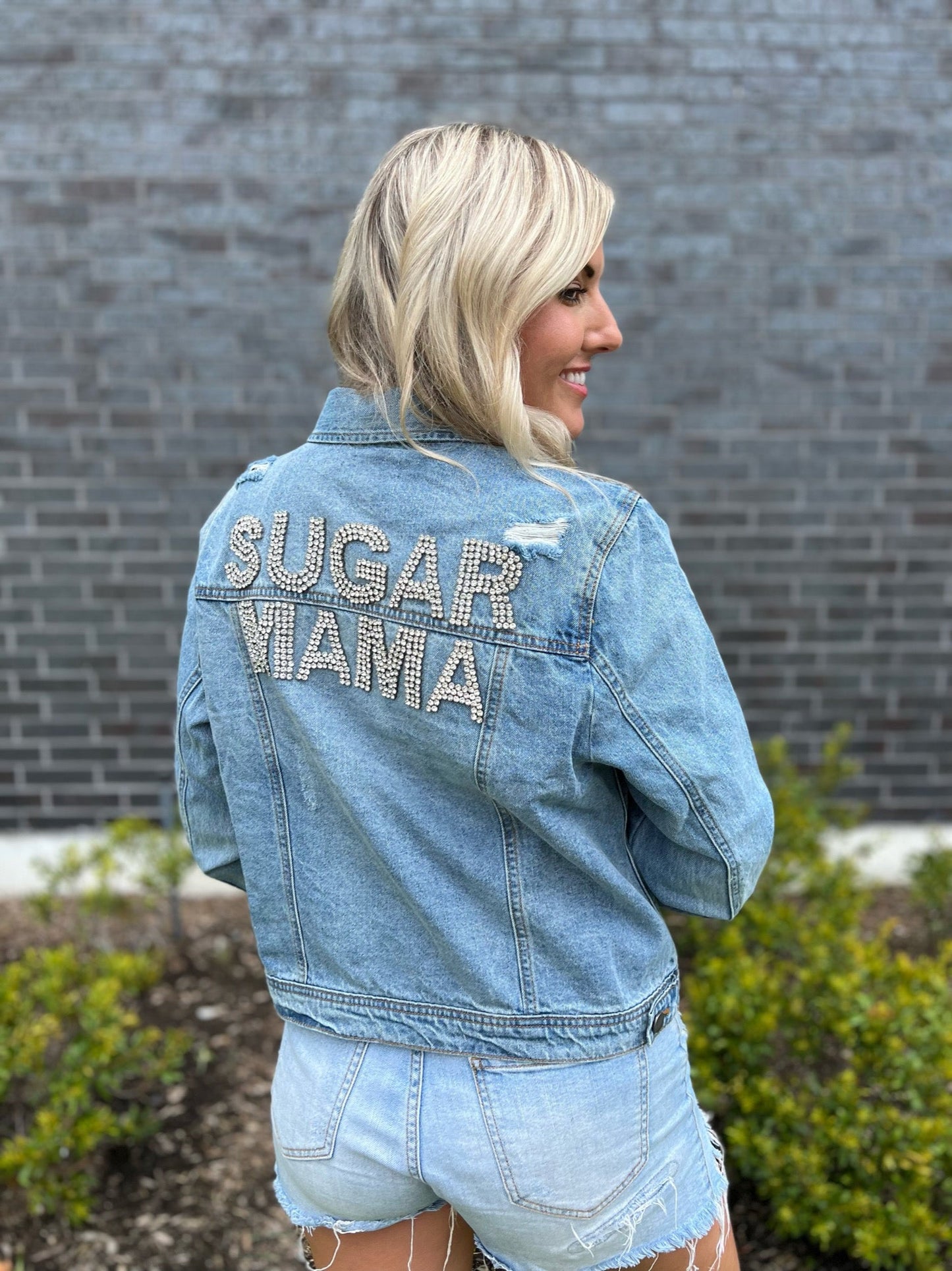 Sugar Mama Jacket Blue Denim - Sugar Mama Shimmer